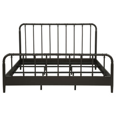 Rocco All Wood Water Pipe Open Frame Eastern King Bed Dark Bronze