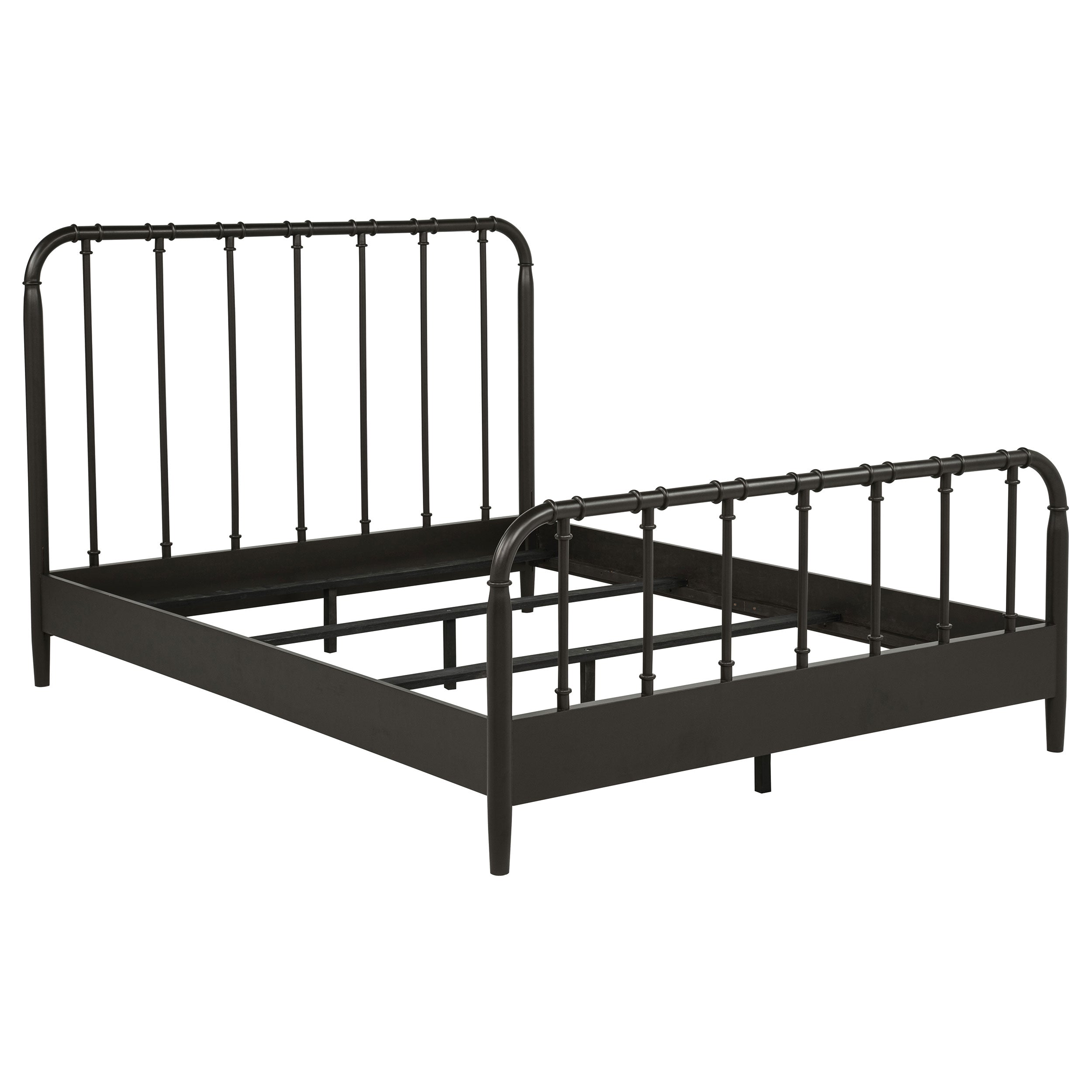 Best Furniture Outlet - Coaster - Rocco All Wood Water Pipe Open Frame Queen Bed Dark Bronze - 310035Q