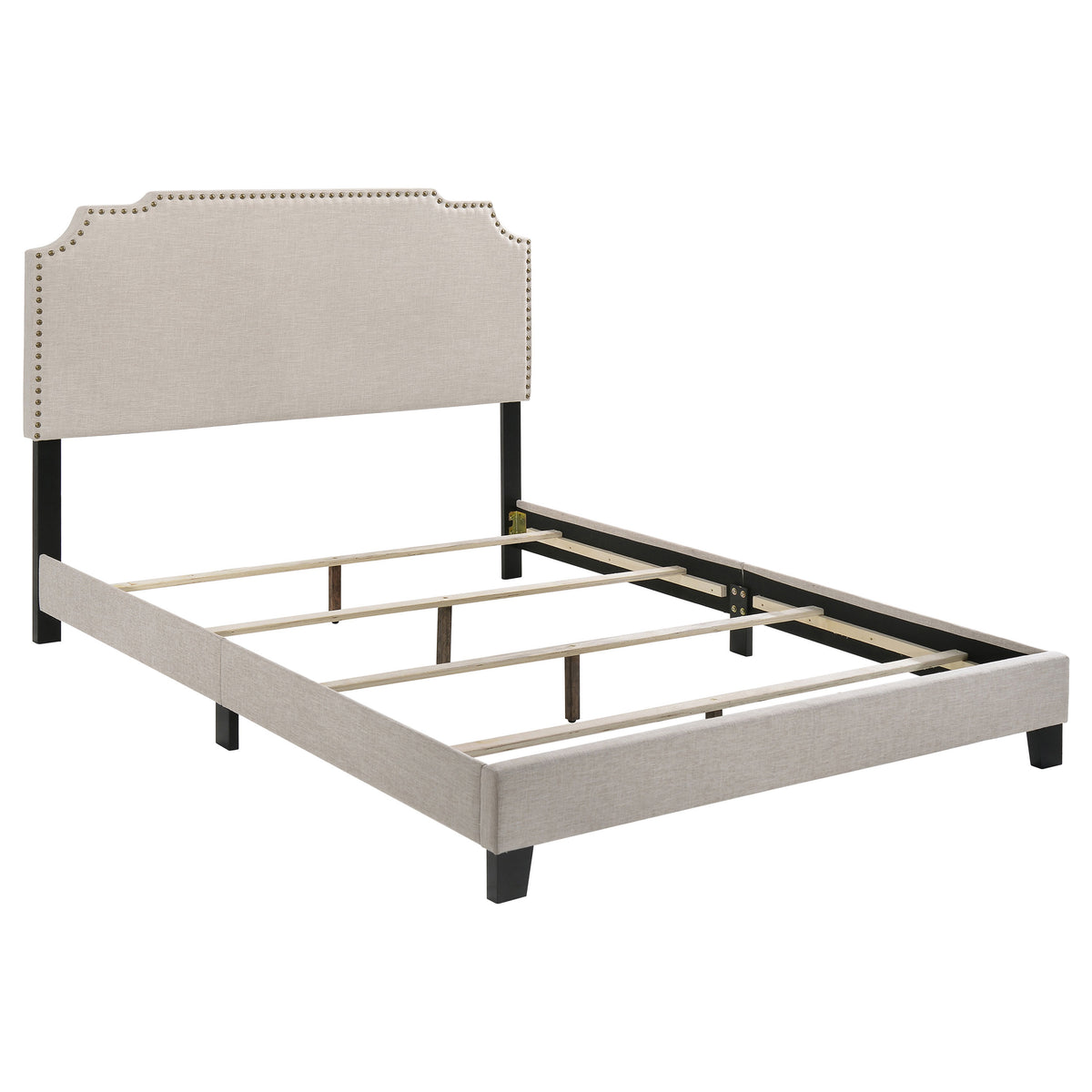 Best Furniture Outlet - Coaster - Tamarac Upholstered Full Panel Bed Beige - 310061F