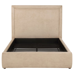 Lawson 54-inch Upholstered Full Platform Bed Light Saddle