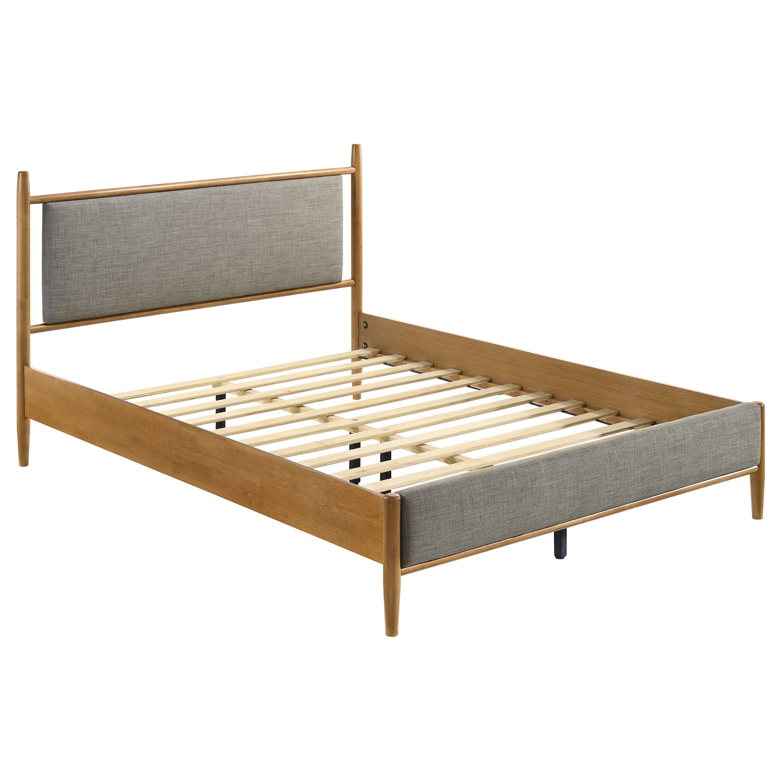 Best Furniture Outlet - Coaster - Mason 46-inch Queen Panel Platform Bed Grey and Light Brown - 315914Q