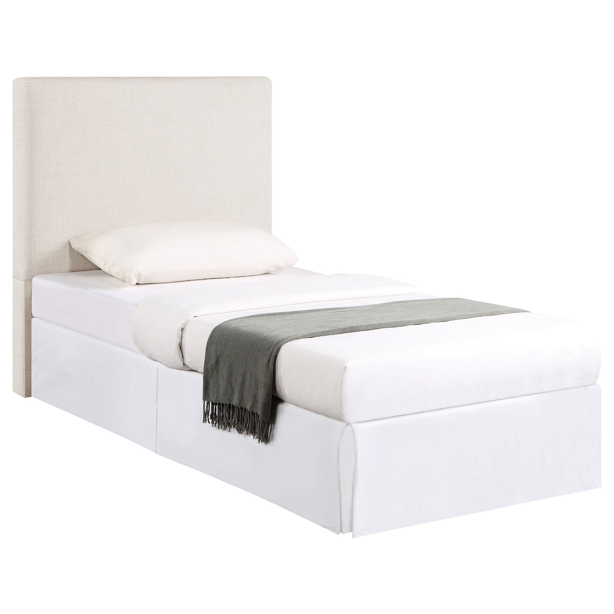 Best Furniture Outlet - Coaster - Pirro Upholstered Twin Panel Headboard Sand - 315980T