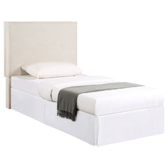 Best Furniture Outlet - Coaster - Izzy Upholstered Twin Panel Headboard Sand - 315985T