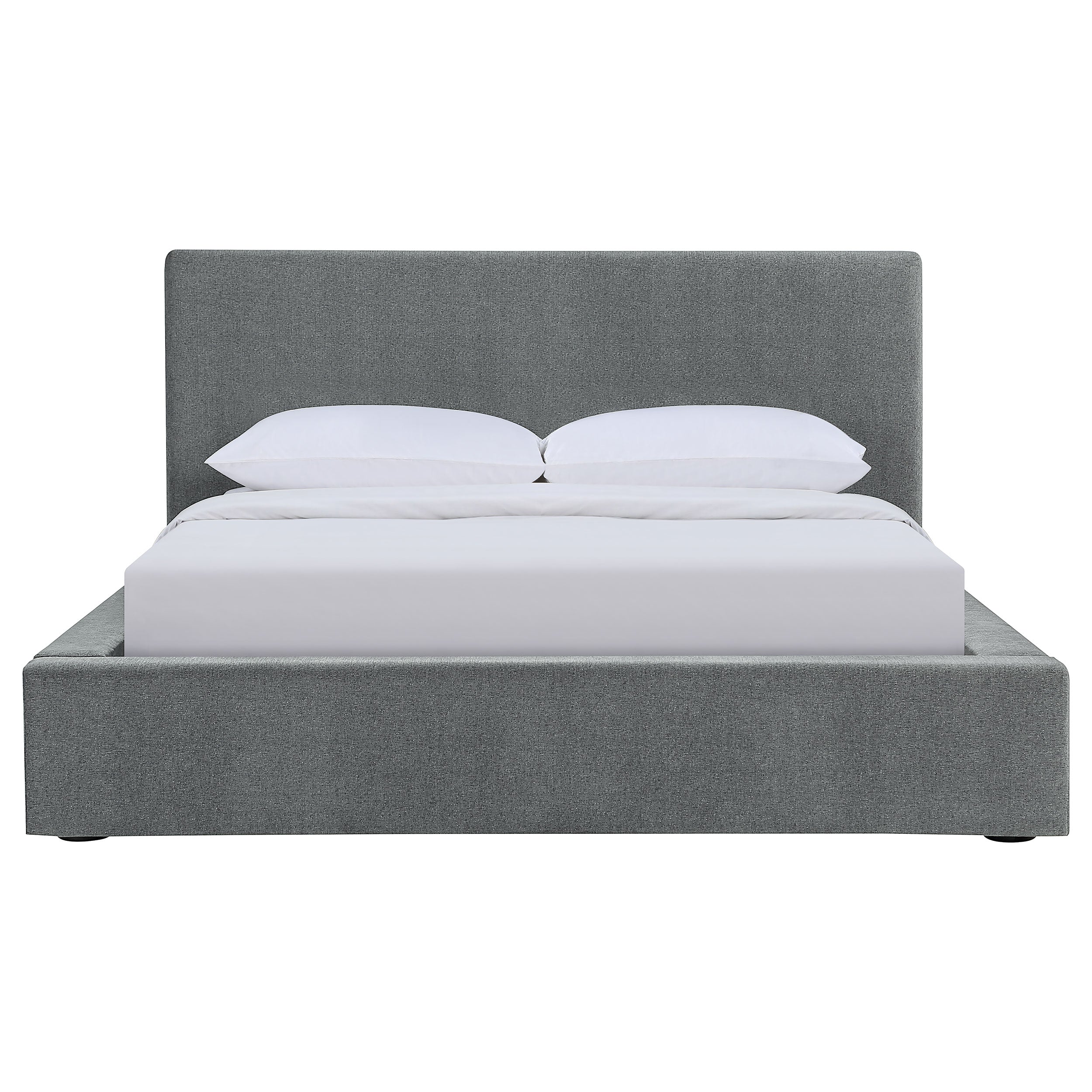 Gregory Upholstered Eastern King Panel Bed Graphite