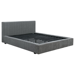Best Furniture Outlet - Coaster - Gregory Upholstered Queen Panel Bed Graphite - 316020Q