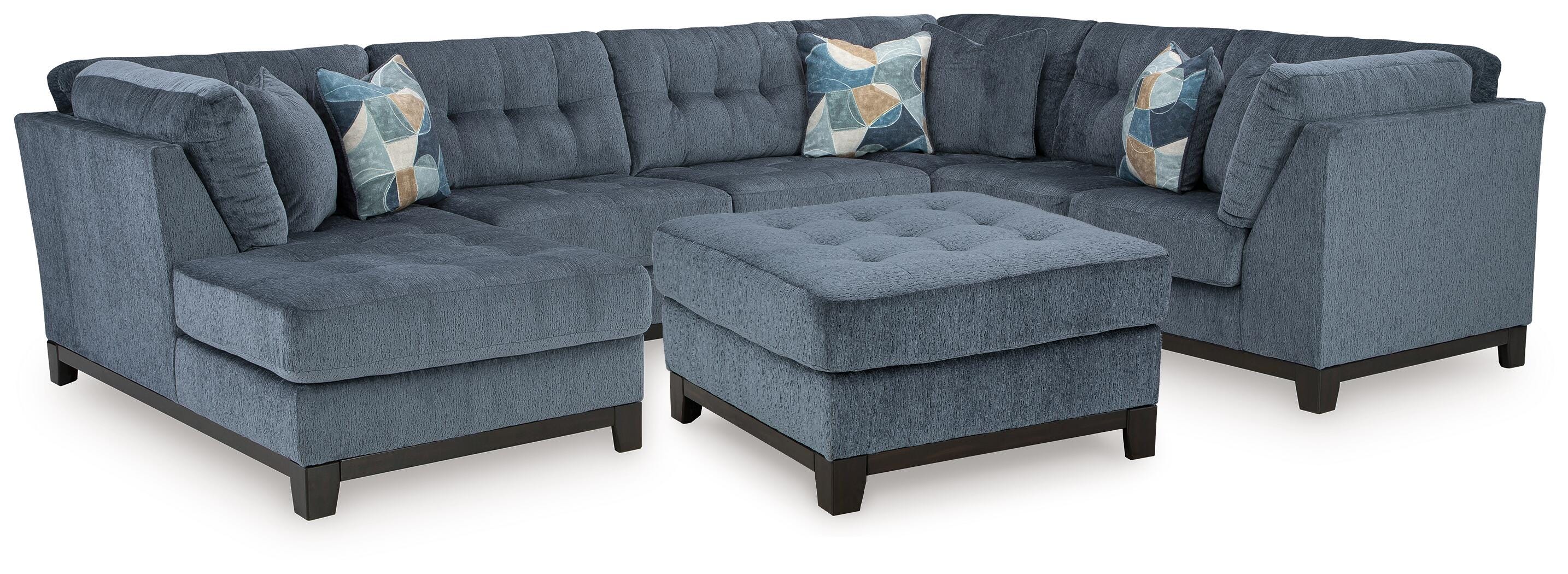 Best Furniture Outlet - Ashley Furniture - Maxon Place 3-Piece Sectional and Ottoman - 3-Piece Sectional and Ottoman - 33003U3