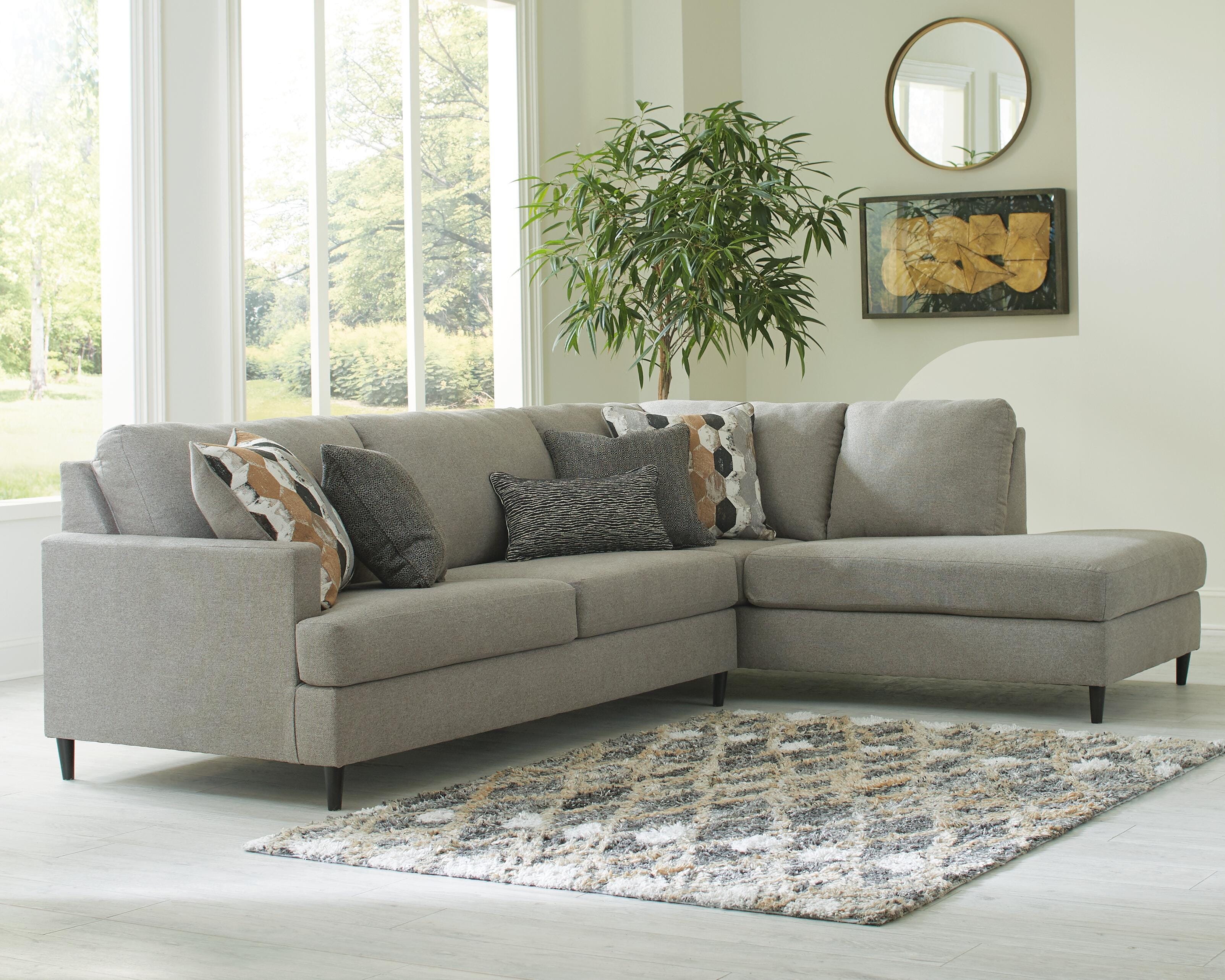 Best Furniture Outlet - Ashley Furniture - Santasia Sectional - LAF 2-Piece Sectional with Chaise - 33301S1