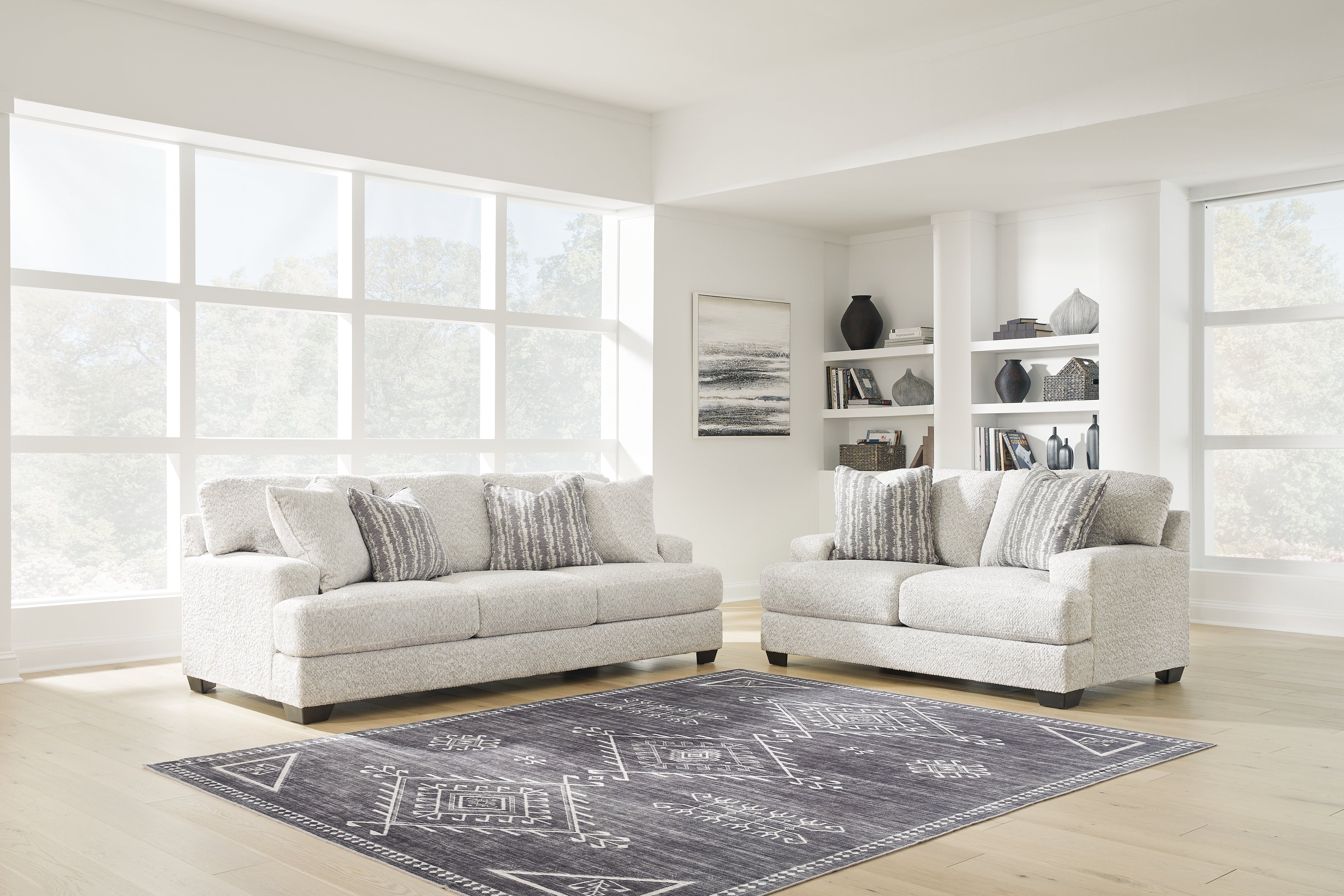 Best Furniture Outlet - Ashley Furniture - Brebryan Sofa and Loveseat - Sofa and Loveseat - 34401U1