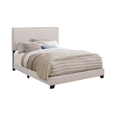 Best Furniture Outlet - Coaster - Boyd Upholstered Twin Panel Bed Ivory - 350051T