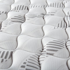 Hayes California King Firm Tight Top Hybrid Mattress White