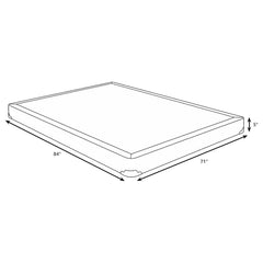 Mercer 5-inch Split California King Low Profile Foundation