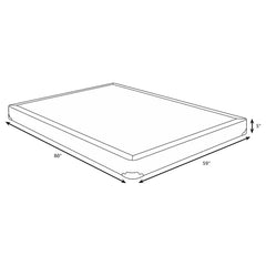 Mercer 5-inch Queen Low Profile Box Spring Foundation