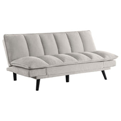 Best Furniture Outlet - Coaster - Laredo Upholstered Tufted Convertible Sofa Bed Light Grey - 360017