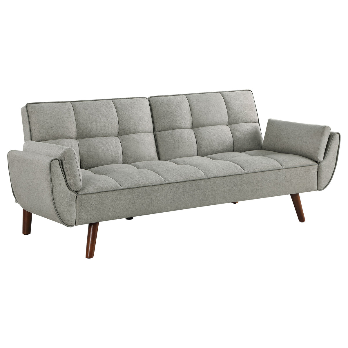 Best Furniture Outlet - Coaster - Caufield Upholstered Tufted Convertible Sofa Bed Grey - 360096
