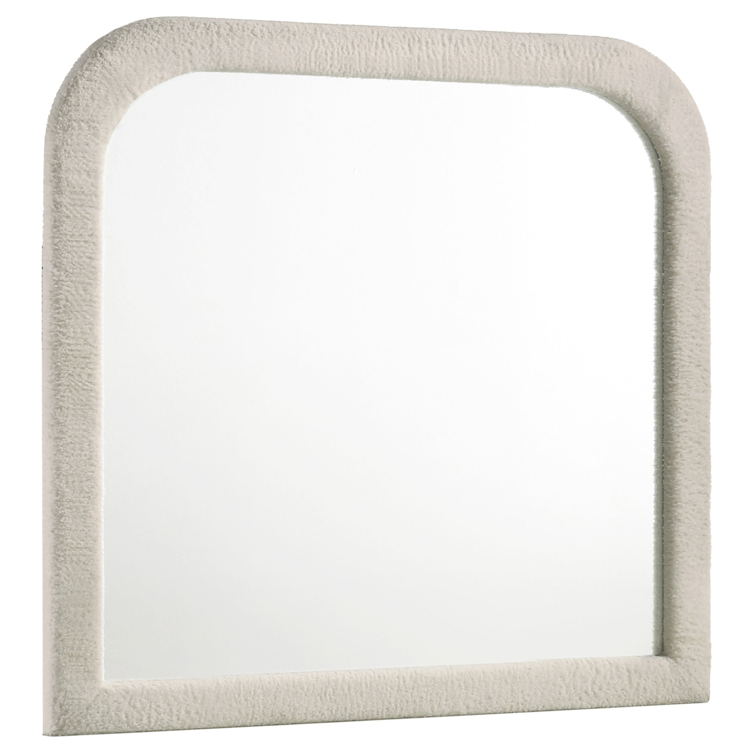 Best Furniture Outlet - Coaster - Sonya Upholstered Bedroom Dresser Mirror Ivory - 360114