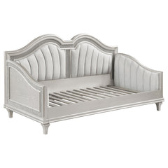 Best Furniture Outlet - Coaster - Evangeline Upholstered Twin Daybed Silver Oak - 360121