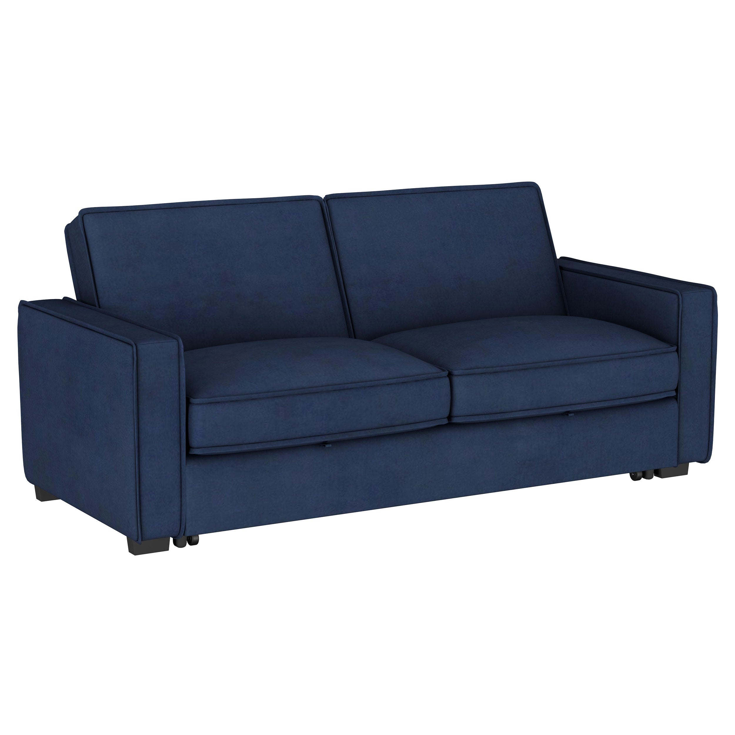 Best Furniture Outlet - Coaster - Gretchen Upholstered Convertible Sleeper Sofa Bed Navy Blue - 360240