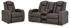 Fyne-Dyme Power Reclining Loveseat and Recliner