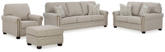 Best Furniture Outlet - Ashley Furniture - Gaelon Sofa, Loveseat, Chair and Ottoman - Sofa, Loveseat, Chair and Ottoman - 37307U3