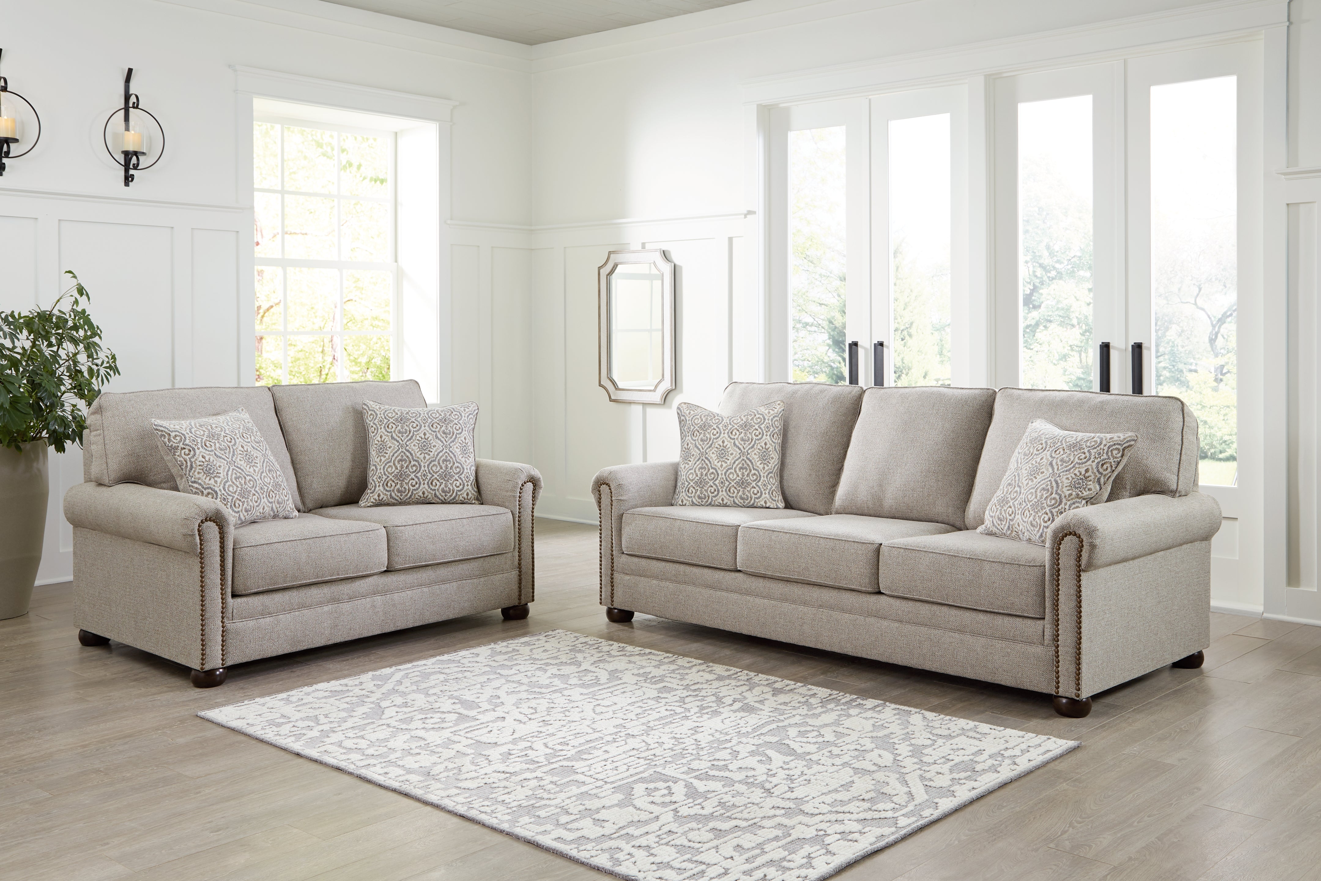 Best Furniture Outlet - Ashley Furniture - Gaelon Sofa and Loveseat - Sofa and Loveseat - 37307U1
