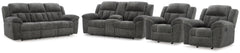 Best Furniture Outlet - Ashley Furniture - Frohn Reclining Sofa and Loveseat and 2 Recliners - Reclining Sofa and Loveseat and 2 Recliners - 37406U6