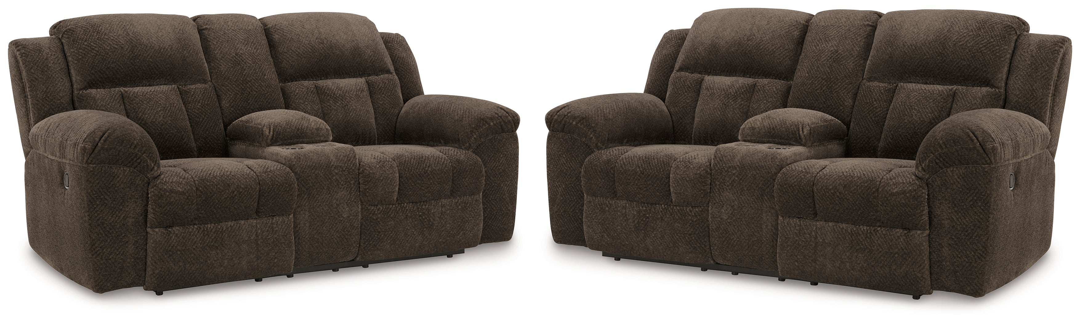 Best Furniture Outlet - Ashley Furniture - Frohn Set of 2 Reclining Loveseats - Set of 2 Reclining Loveseats - 37407U5