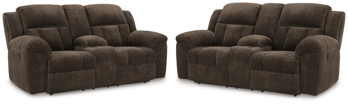 Best Furniture Outlet - Ashley Furniture - Frohn Set of 2 Reclining Loveseats - Set of 2 Reclining Loveseats - 37407U5