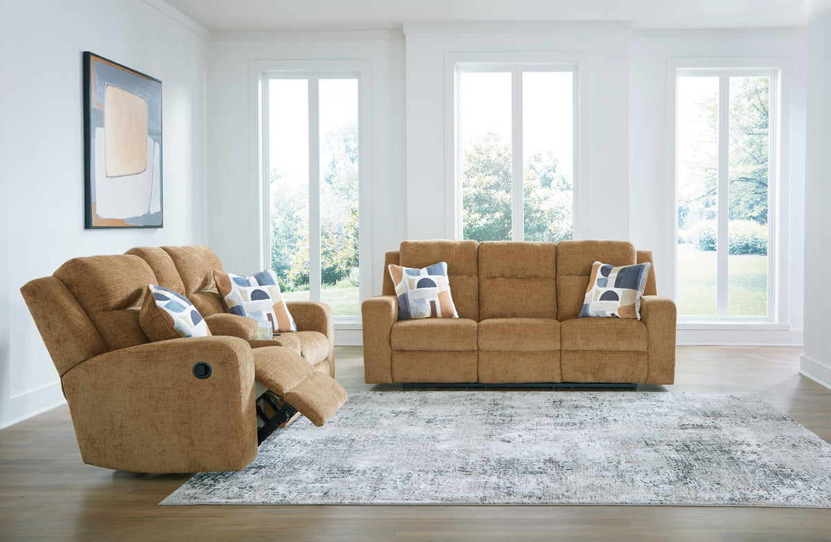 Best Furniture Outlet - Ashley Furniture - Kanlow Reclining Sofa and Loveseat - Reclining Sofa and Loveseat - 38605U1