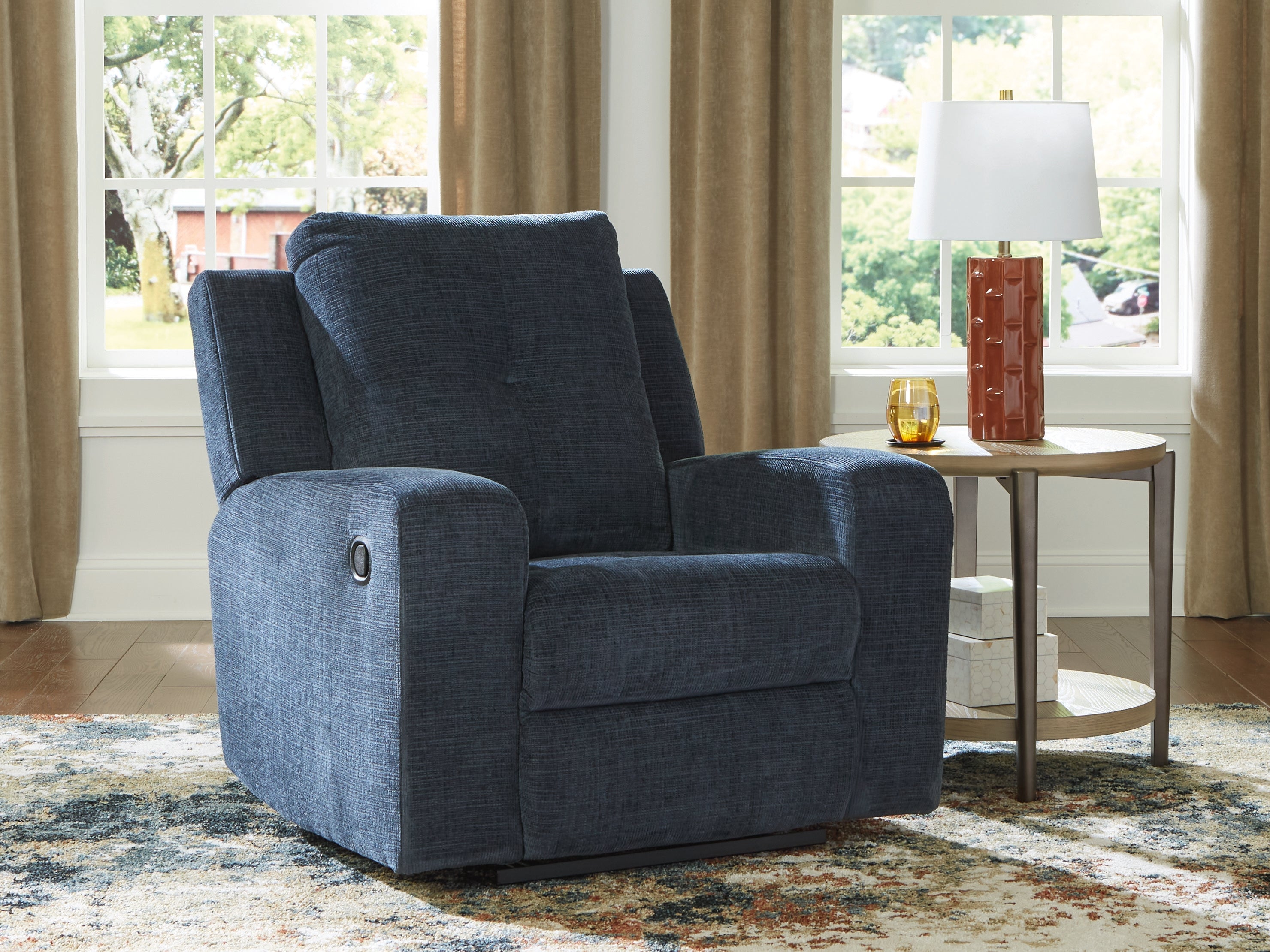 Best Furniture Outlet - Ashley Furniture - Danum Living Room - Zero Wall Recliner / Ink - 3880629