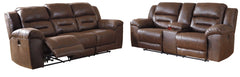 Best Furniture Outlet - Ashley Furniture - Stoneland Power Reclining Sofa and Loveseat - Power Reclining Sofa and Loveseat - 39904U2