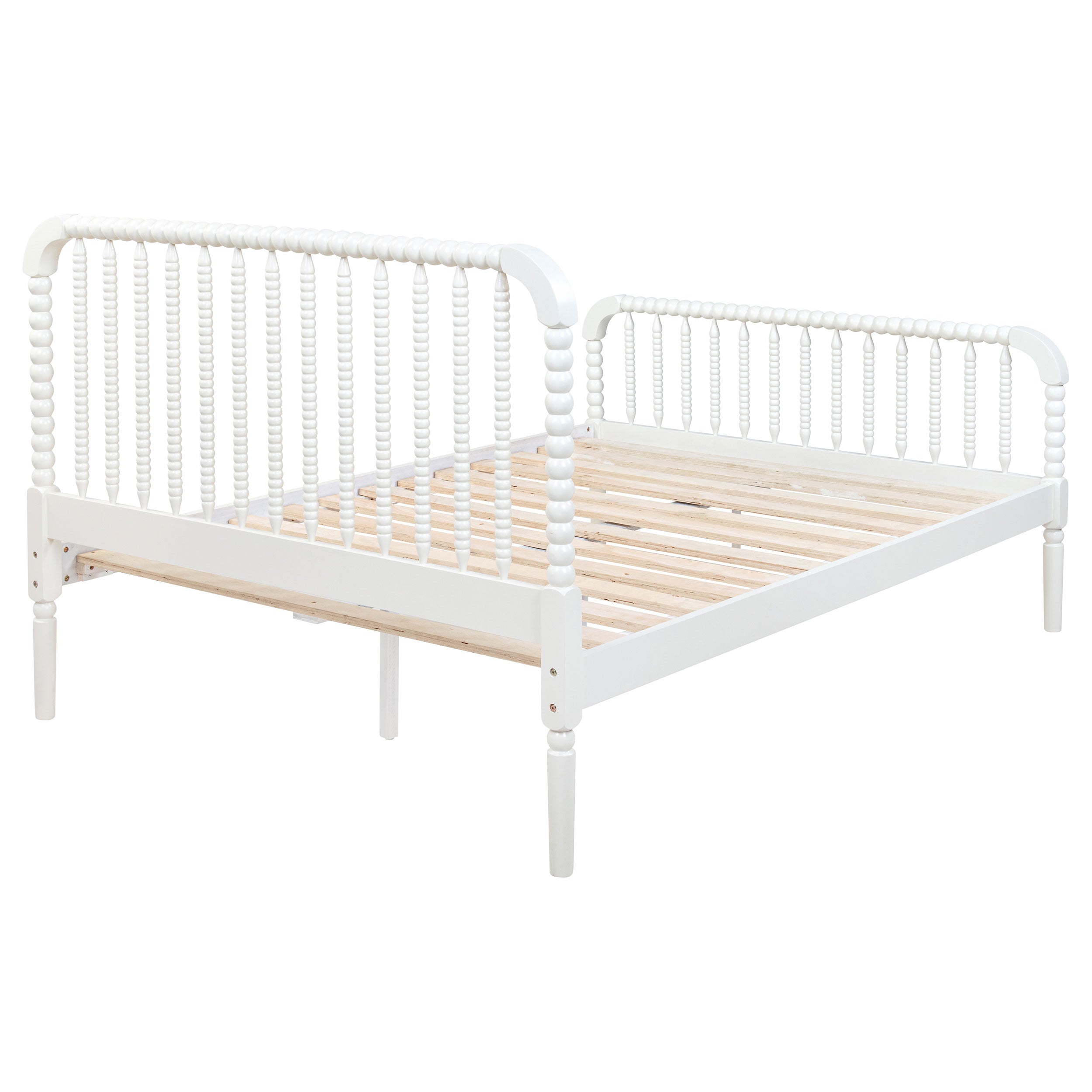 Jones Wood Full Open Frame Bed White