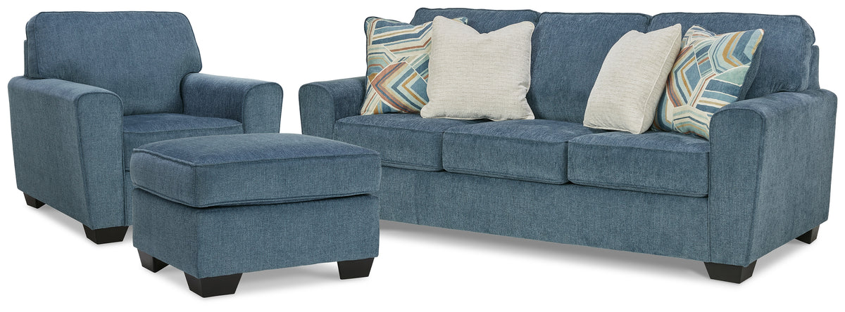 Best Furniture Outlet - Ashley Furniture - Cashton Sofa, Chair and Ottoman - Sofa, Chair and Ottoman - 40605U5