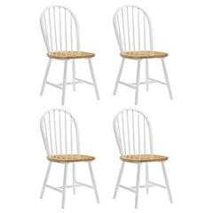 Best Furniture Outlet - Coaster - Cinder Wood Dining Side Chair White (Set of 4) - 4129