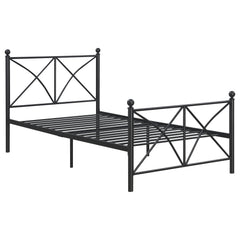 Best Furniture Outlet - Coaster - Hart Metal Full Open Frame Bed Matte Black - 422755F