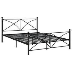 Best Furniture Outlet - Coaster - Hart Metal Queen Open Frame Bed Matte Black - 422755Q