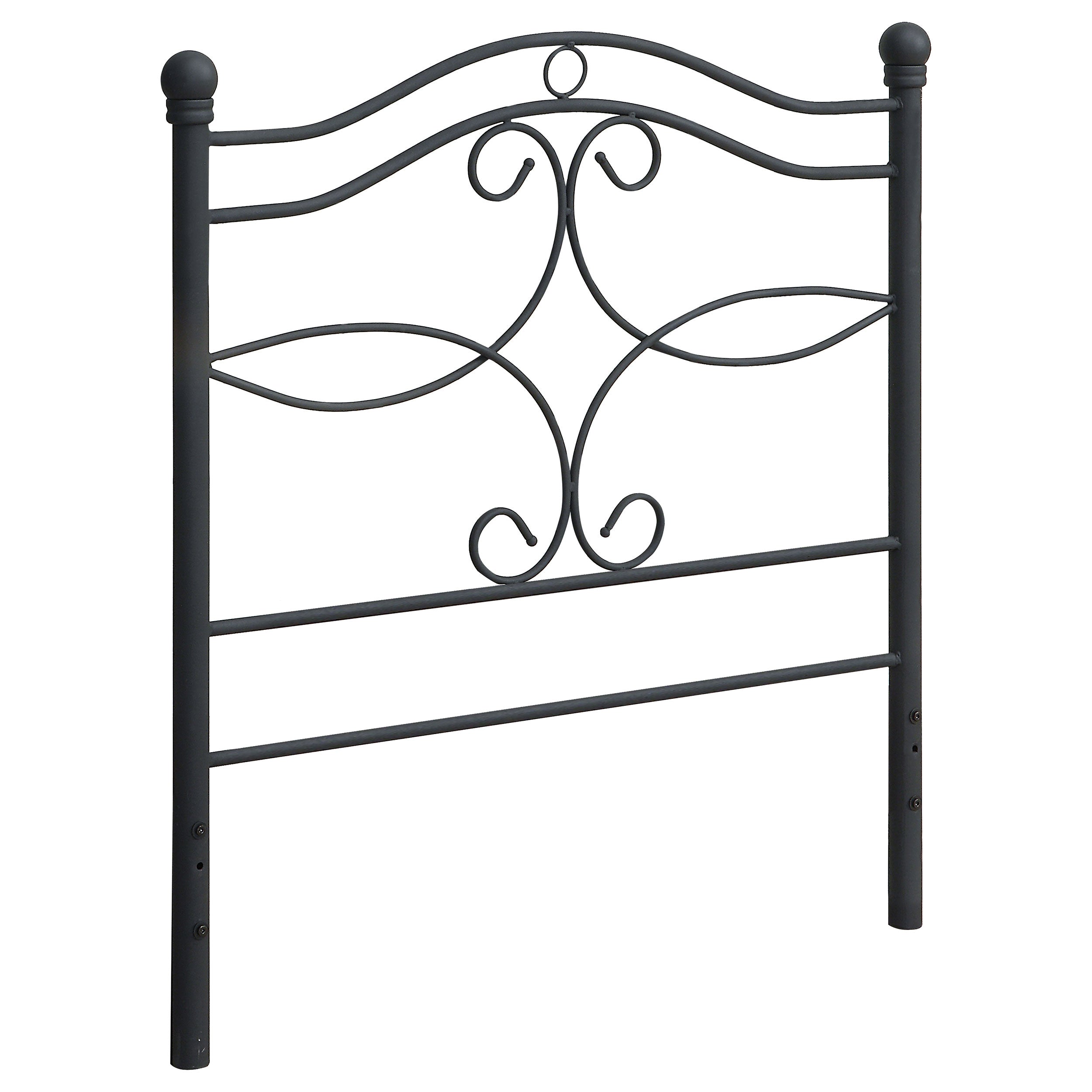 Best Furniture Outlet - Coaster - Callie Metal Twin Open Frame Headboard Matte Black - 450102T