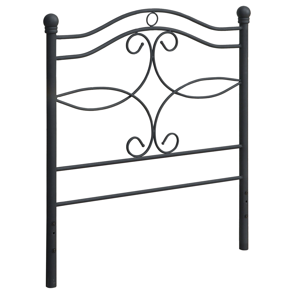 Best Furniture Outlet - Coaster - Callie Metal Twin Open Frame Headboard Matte Black - 450102T