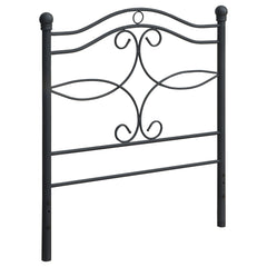 Best Furniture Outlet - Coaster - Callie Metal Twin Open Frame Headboard Matte Black - 450102T