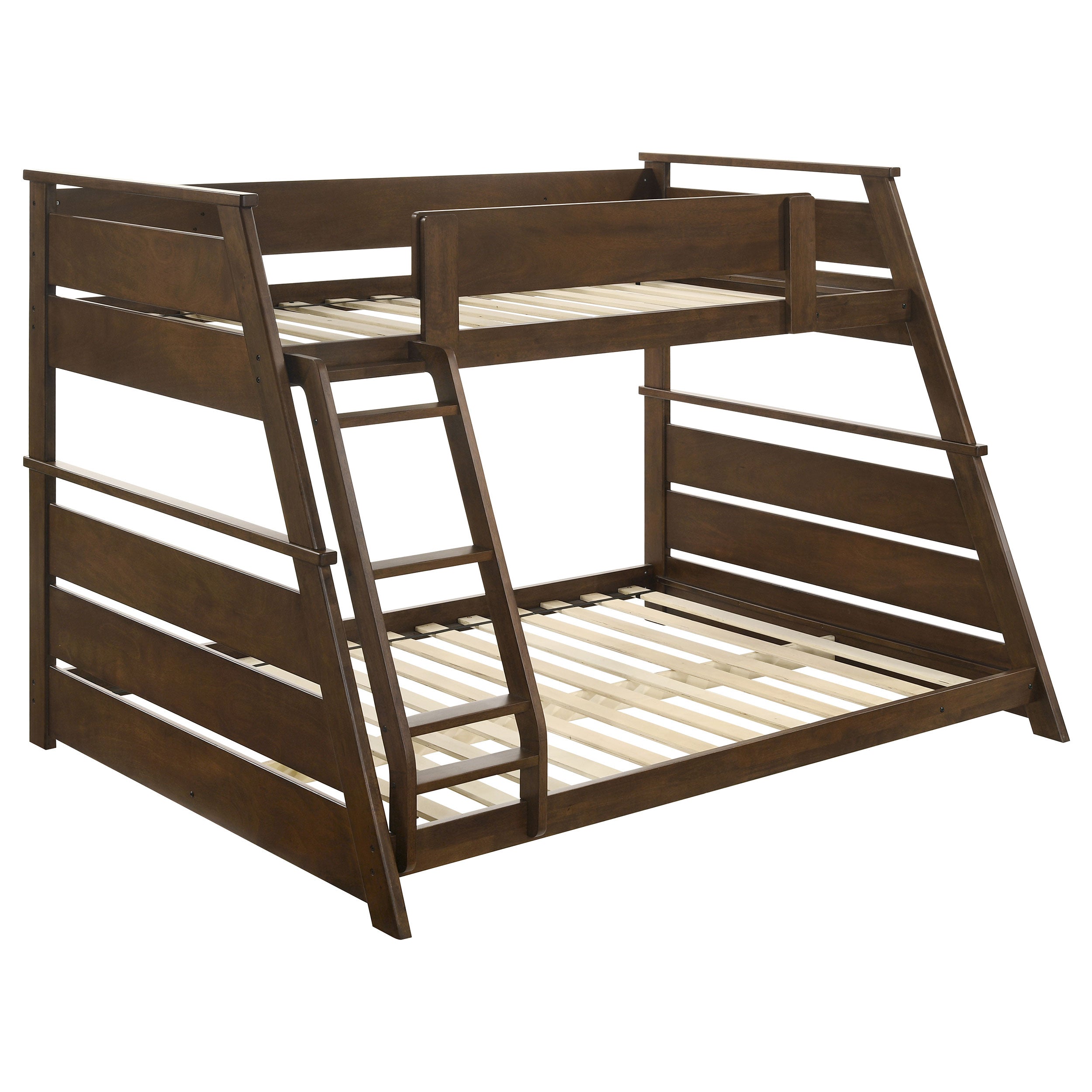 Best Furniture Outlet - Coaster - Holden Wood Veneer Twin Over Full Bunk Bed Walnut - 460593