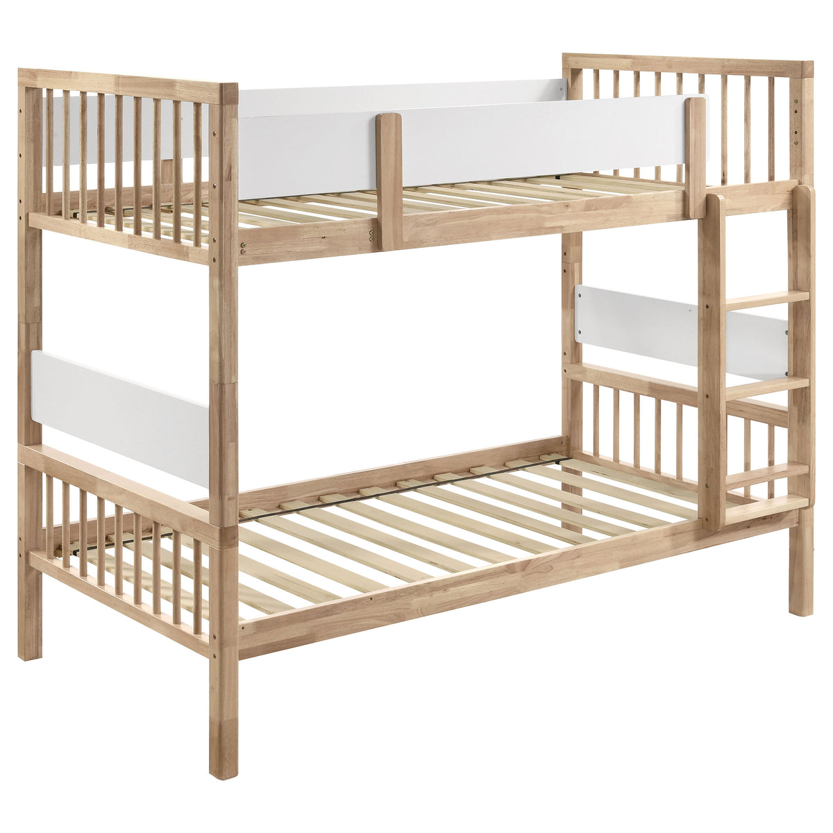 Best Furniture Outlet - Coaster - Dakota Wood Twin Over Twin Bunk Bed Natural - 461171