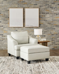 Best Furniture Outlet - Ashley Furniture - Genoa Oversized Chair and Ottoman - Oversized Chair and Ottoman - 47704U3