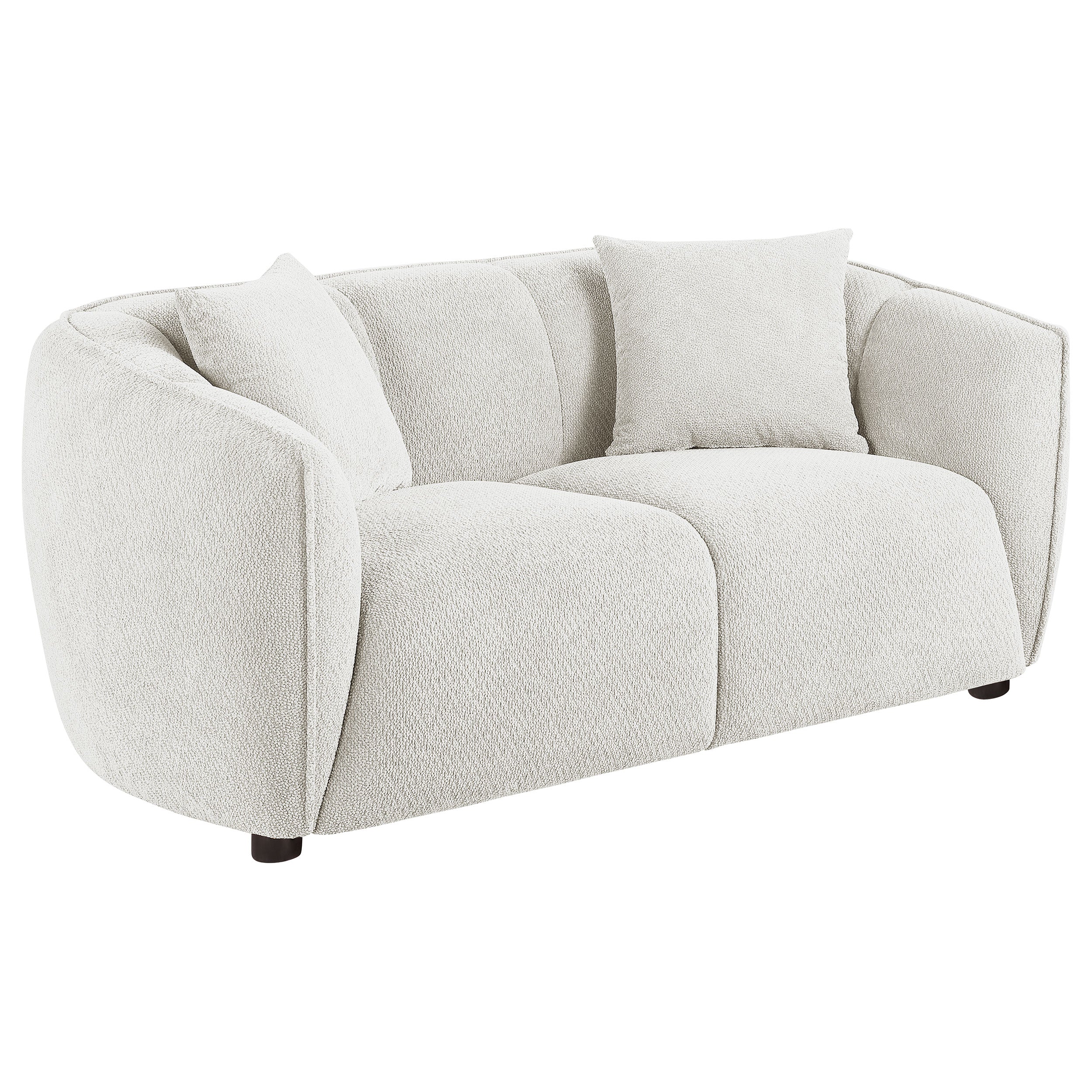 Best Furniture Outlet - Coaster - Aleisha Fabric Upholstered Loveseat Sand - 503065