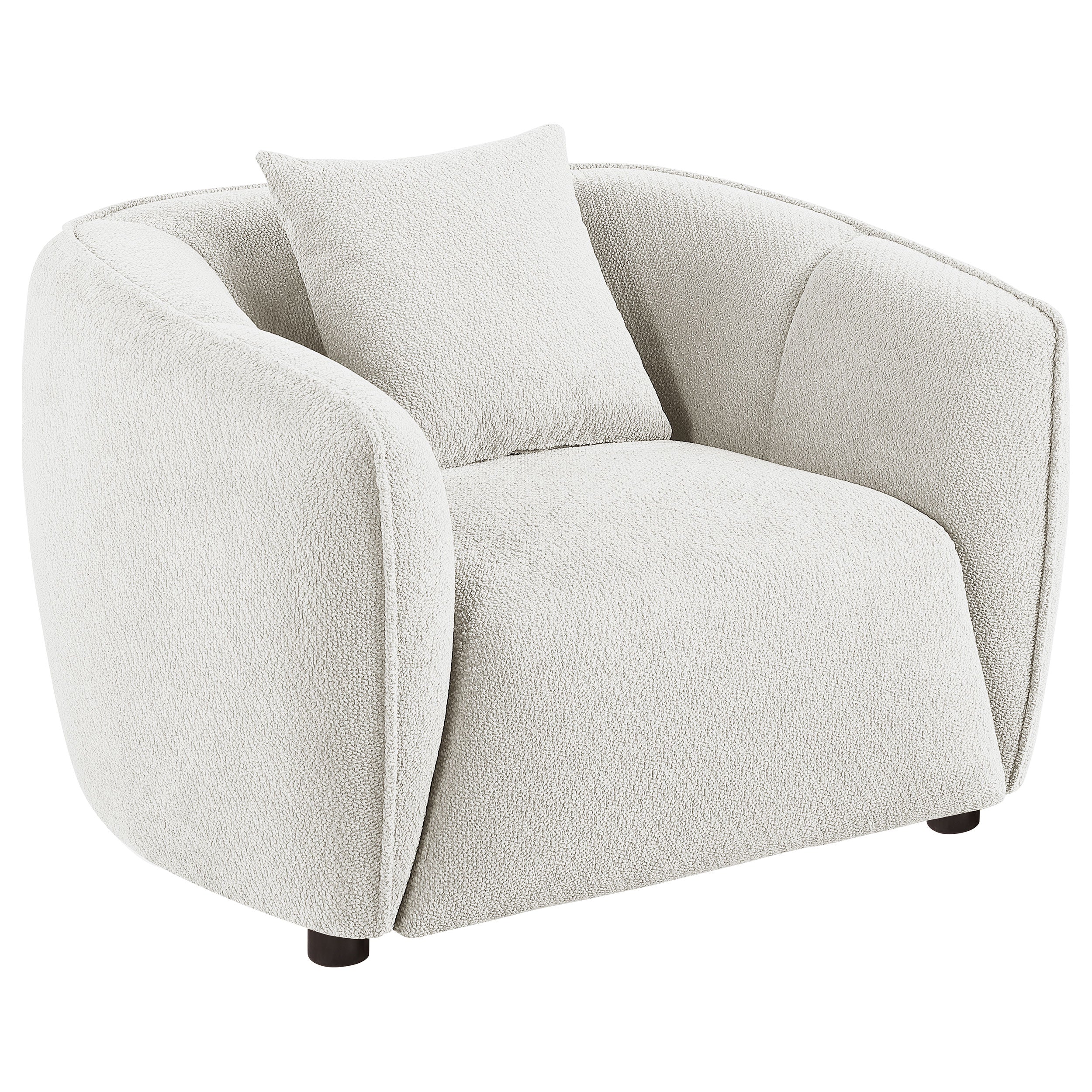 Best Furniture Outlet - Coaster - Aleisha Fabric Upholstered Accent Chair Sand - 503066