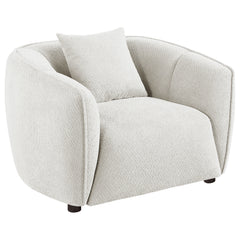 Best Furniture Outlet - Coaster - Aleisha Fabric Upholstered Accent Chair Sand - 503066