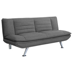 Best Furniture Outlet - Coaster - Julian Upholstered Tufted Convertible Sofa Bed Grey - 503966