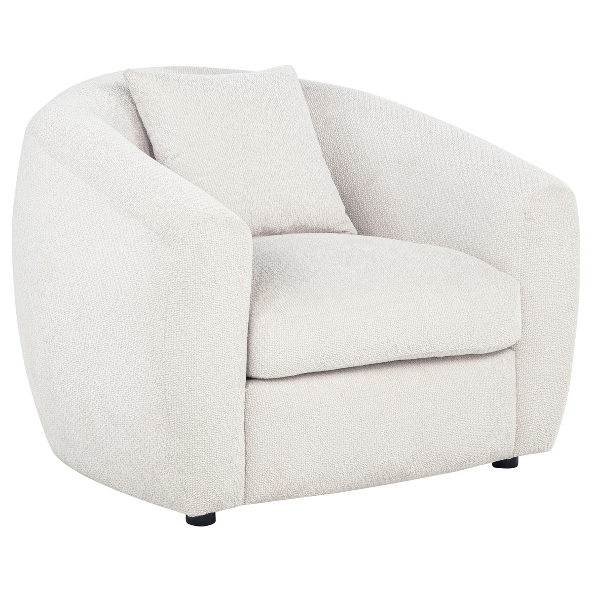 Best Furniture Outlet - Coaster - Isabella Fabric Upholstered Accent Chair Sand - 504973