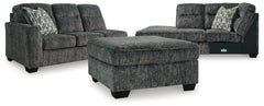 Best Furniture Outlet - Ashley Furniture - Lonoke 2-Piece Sectional and Ottoman - 2-Piece Sectional and Ottoman - 50504U5