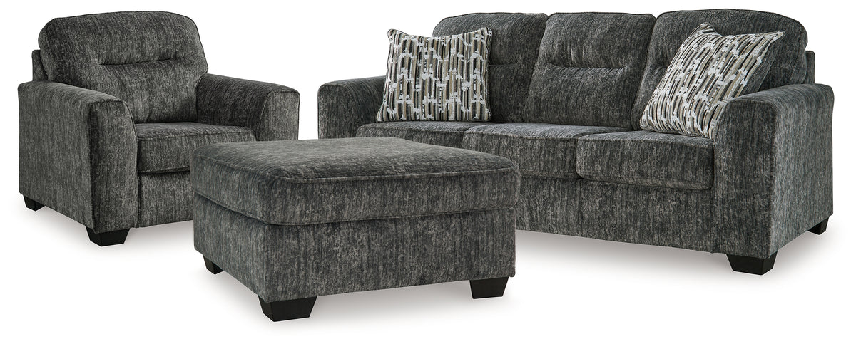 Best Furniture Outlet - Ashley Furniture - Lonoke Sofa, Oversized Chair and Ottoman - Sofa, Oversized Chair and Ottoman - 50504U14