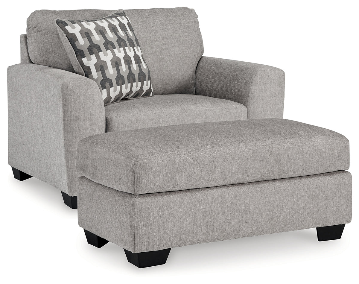 Best Furniture Outlet - Ashley Furniture - Avenal Park Oversized Chair and Ottoman - Oversized Chair and Ottoman - 50805U1