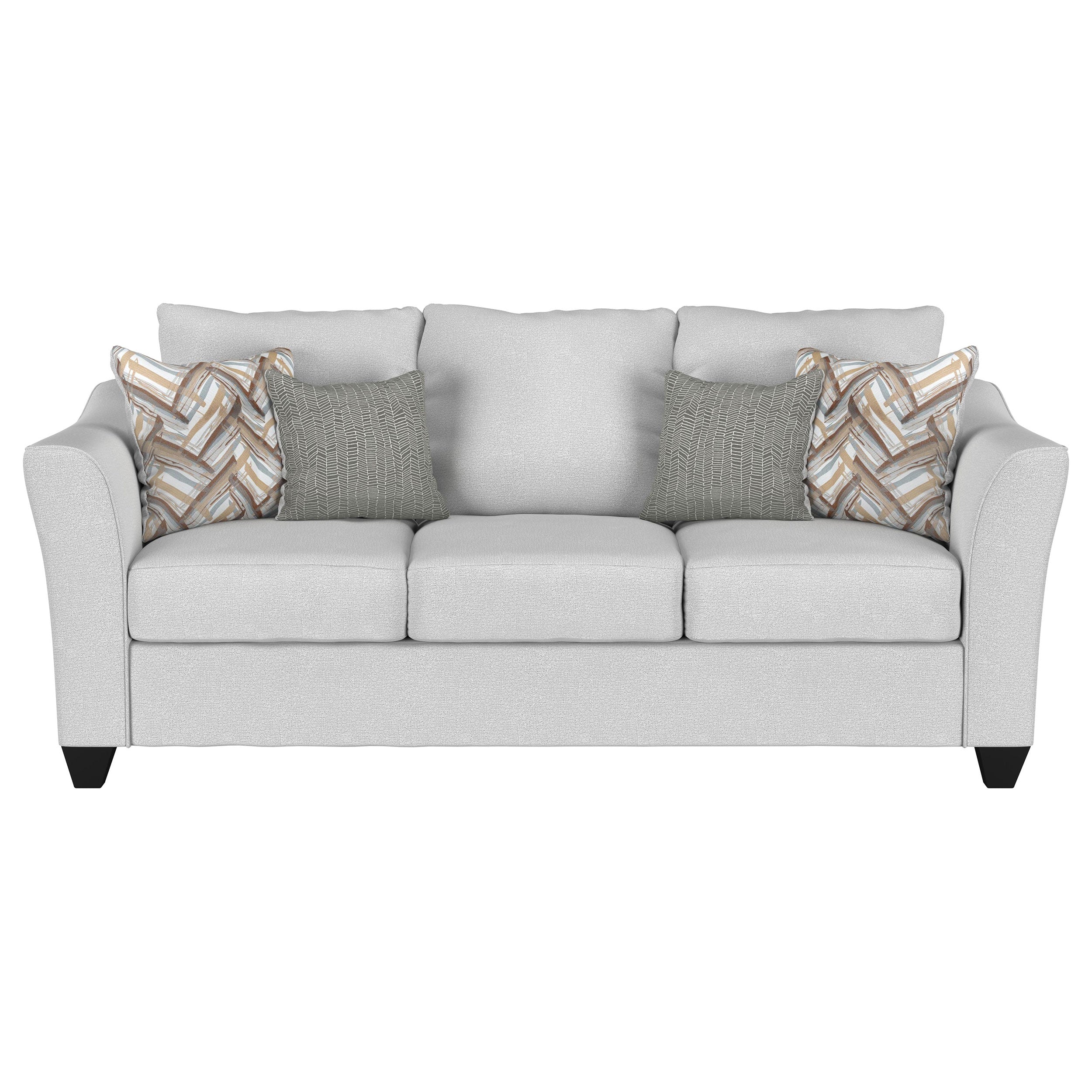 Salizar Upholstered Flared Arm Sofa Sand